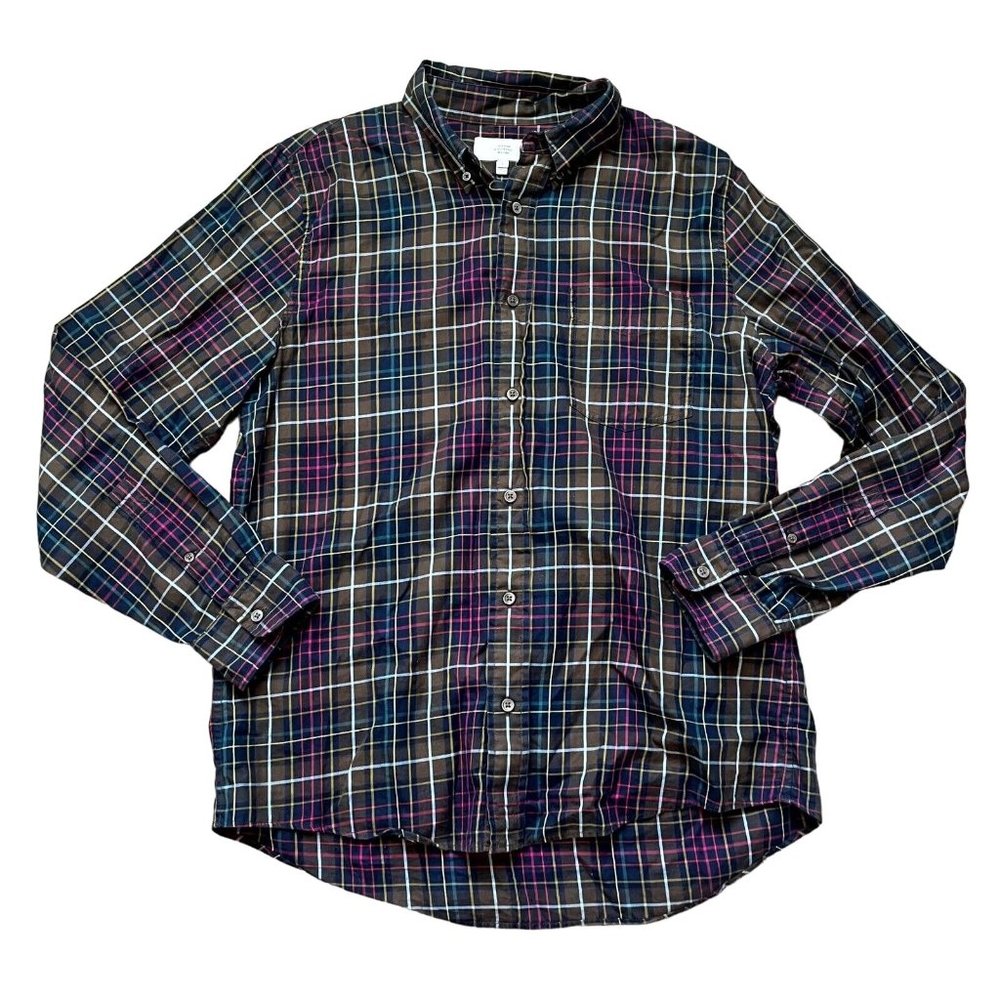 Jack Spade‎ Bleecker Street Plaid Shirt Size Large